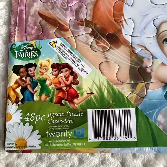 Disney Fairies 48 Piece Puzzle On Board NIP - Picture 2 of 5